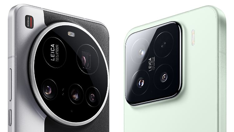 Links das Xiaomi 15 Ultra, rechts das Xiaomi 15.