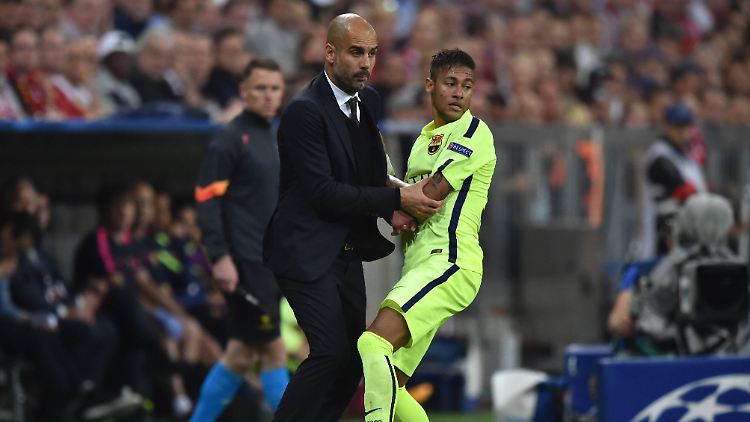 Guardiola und Neymar waren jahrelange Wegbegleiter.
