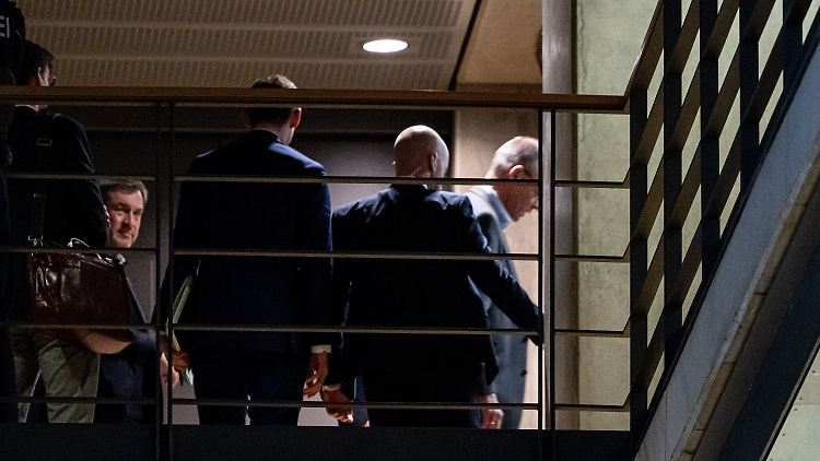 Friedrich Merz am Freitag im Bundestag, nach dem ersten Sondierungsgespräch mit der SPD.
