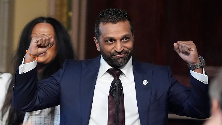 Hat bereits in einem Buch über seine Pläne für das FBI geschrieben: Kash Patel.
