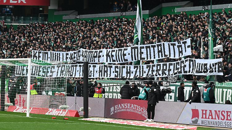 Der Vorwurf der Werder-Fans an ihre Mannschaft: "Kein Wille - Kein Kampf - Keine Mentalität"
