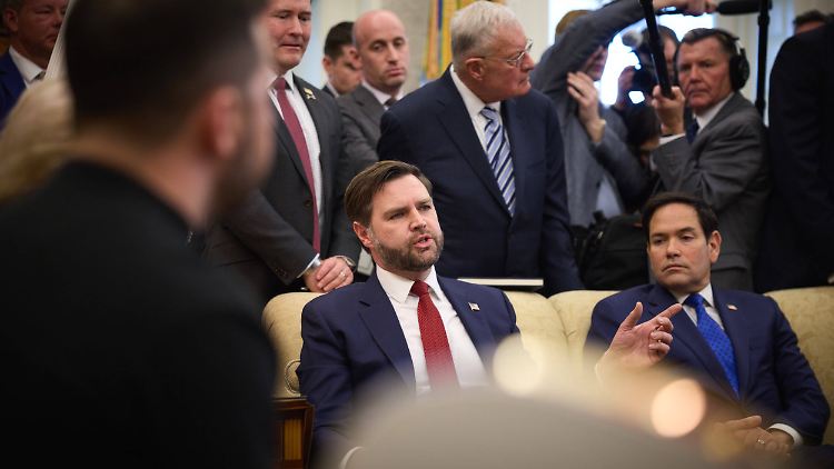 J.D. Vance gestern im Oval Office