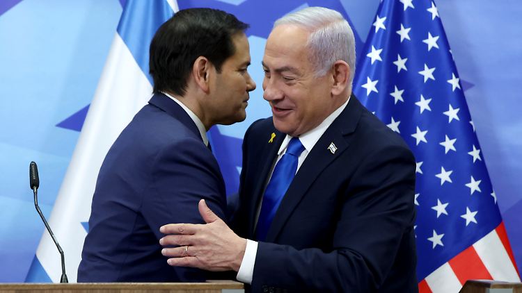 Mitte Februar versicherte US-Außenminister Rubio Israel Premier Unterstützung. Bald sollen wieder Waffen geliefert werden. 