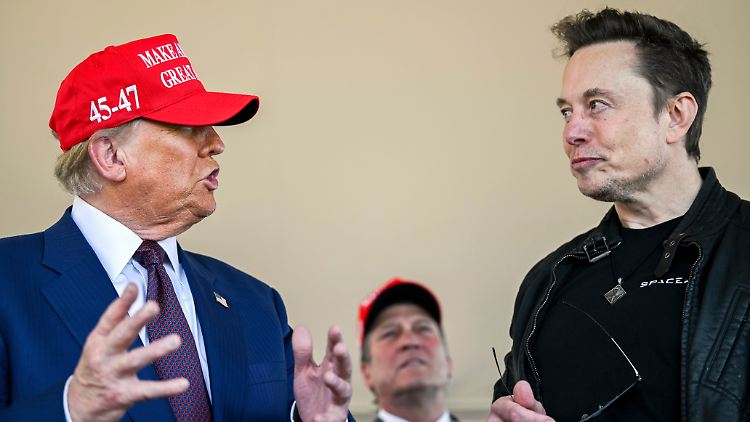Donald Trump und Elon Musk.