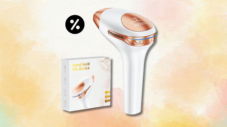 Mit einem IPL-Haarentferner wachsen die Haare langsamer nach. Amazon bietet ein Gerät zum Sonderpreis an.