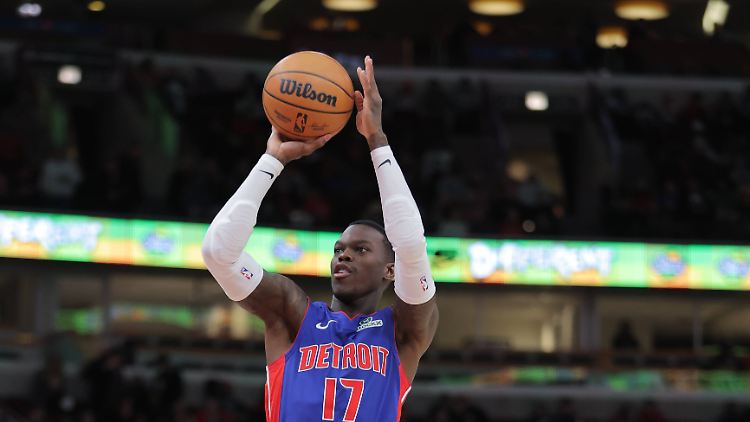Dennis Schröder eilt mit den Pistons von Erfolg zu Erfolg.