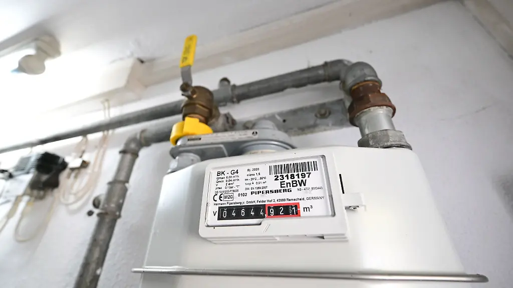 Ein-Gaszaehler-fuer-eine-Gasheizung-in-einem-Privathaus
