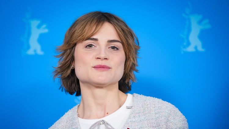 Mala Emde bei der Berlinale im Februar, wo der Film "Köln 75" Premiere feierte.