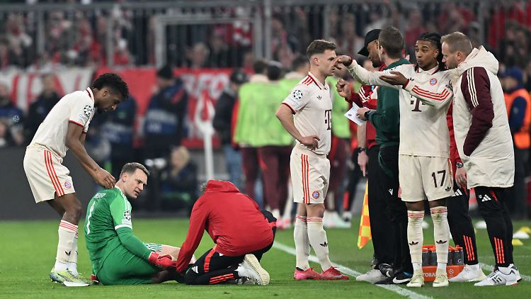 Kurz danach musste Manuel Neuer ausgewechselt werden.