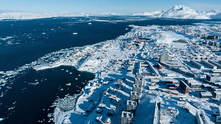 Grönlands Hauptstadt Nuuk.