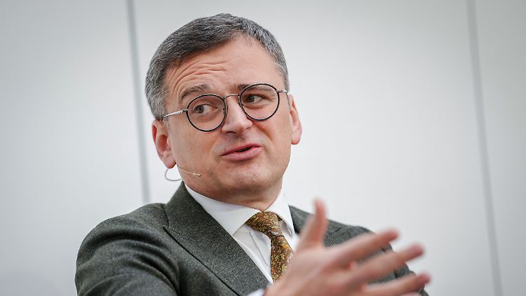 Kiews Ex-Außenminister Kuleba will keinen Diktatfrieden, der die Ukraine zerstört. 