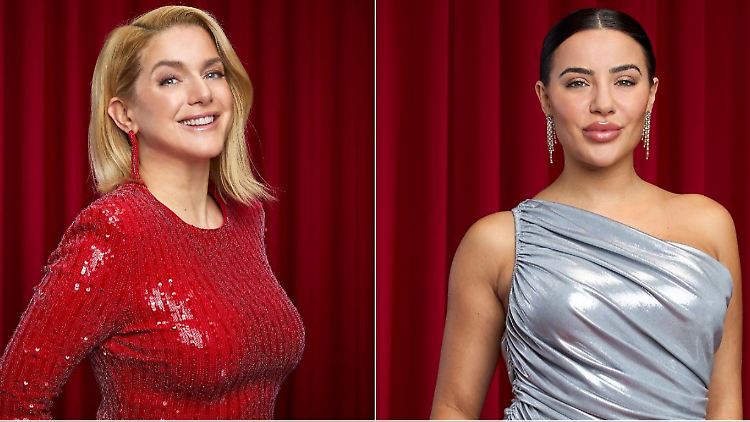 Jetzt müssen sie ran: Jeanette Biedermann (l.) und Leyla Lahouar.