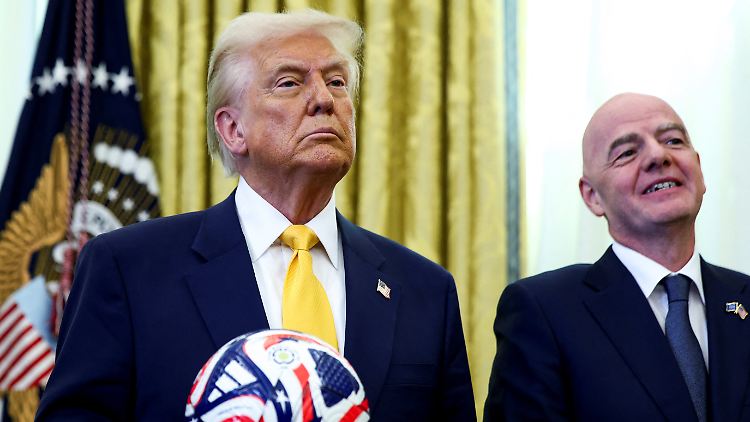 Donald Trump und Gianni Infantino sind gute Partner.