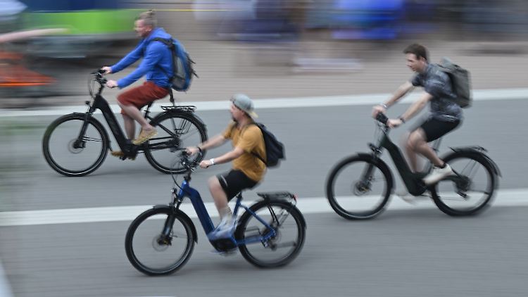 Elektrischer Rückenwind: Pedelecs - umgangssprachlich Elektrofahrräder oder E-Bikes - sind beliebt, denn sie unterstützen beim Treten mit einem E-Motor bis 25 km/h.