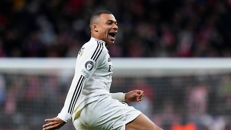 Kylian Mbappé und Real Madrid feiern den Einzug ins Viertelfinale der Champions League.