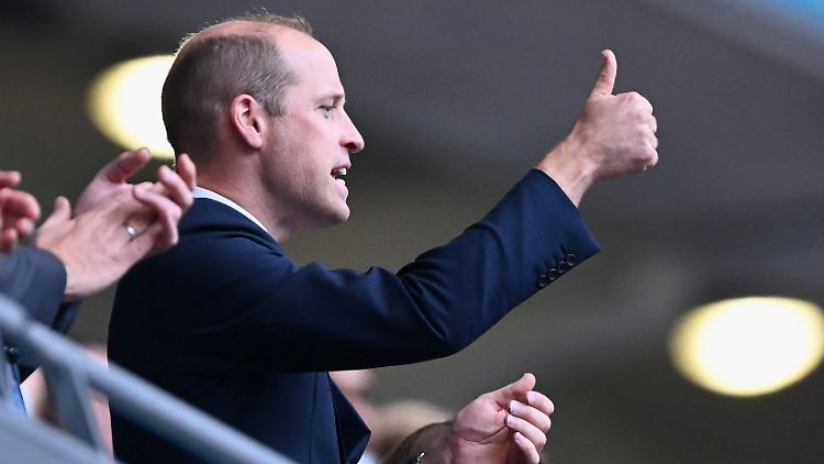 Er fiebert beim Fußball wirklich mit: Prinz William.