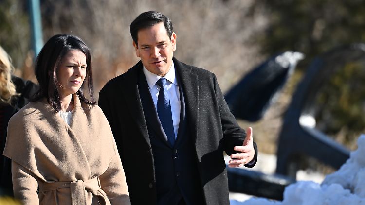 Baerbock und US-Außenminister Rubio in Kanada.