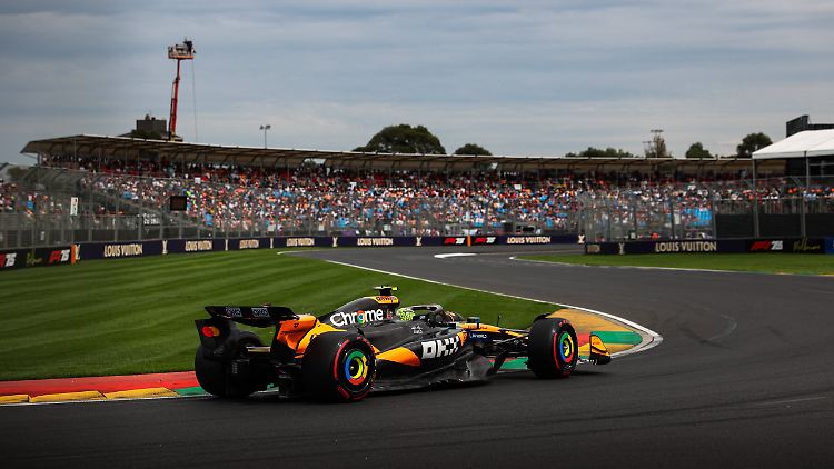 Lando Norris war im Qualifying von Australien nicht zu stoppen.
