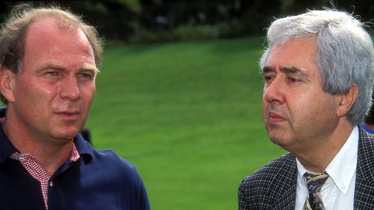 Fritz Scherer und Uli Hoeneß hatten ihre Diskussionen ...