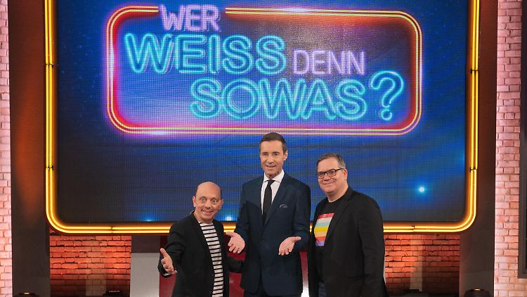 Bernhard Hoecker, Kai Pflaume und Elton sind die Gesichter des TV-Formats. 