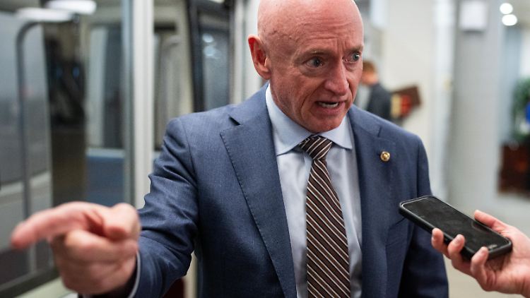 Selbst Veteran: US-Senator Mark Kelly.