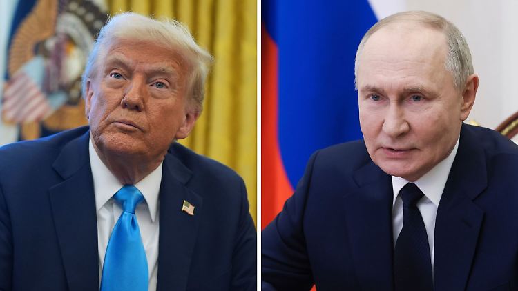 Zweites Telefonat zwischen Trump und Putin: Es blieb offenbar Zeit, um über Eishockey zu plaudern.