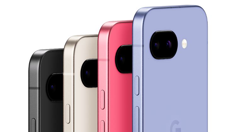 In diesen Farben bietet Google das Pixel 9a an.