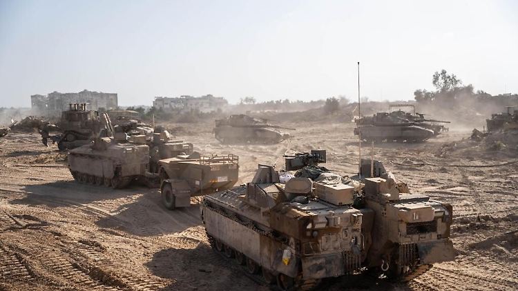 Die israelische Armee will eine Pufferzone zwischen dem Norden und dem Süden des Gazastreifens schaffen.