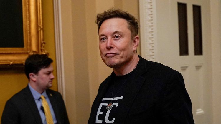 Rückschlag an der Justizfront: Elon Musk am Freitag im Kapitol.  