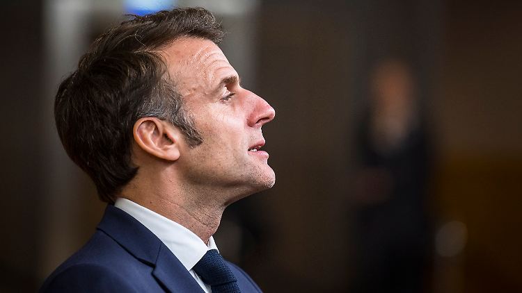 Es geht darum, eine erneute russische Invasion zu verhindern, sagt Macron in Brüssel. 