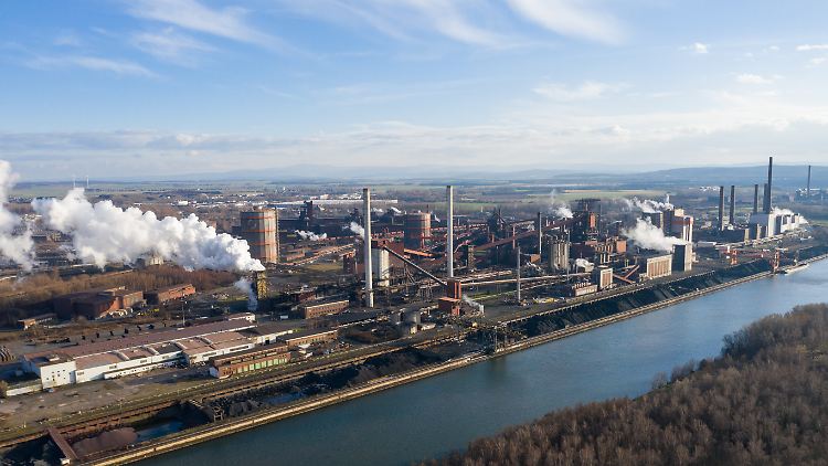 Das Stahlwerk der Salzgitter AG.