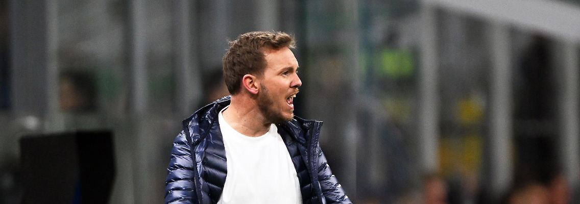 On fire am Spielfeldrand: Bundestrainer Julian Nagelsmann.