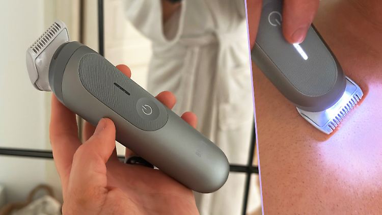Im Test: Der Bodygroomer Series 7 von Braun soll besonders für sensible Haut geeignet sein.