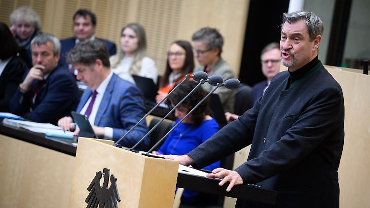 Ganz verzichtete Bayerns Ministerpräsident Markus Söder im Bundesrat dann doch nicht auf Seitenhiebe.