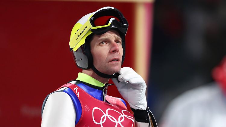 Janne Ahonen (hier bei Olympia 2018) gewann zweimal den Gesamtweltcup und ist Rekordsieger der Vierschanzentournee.