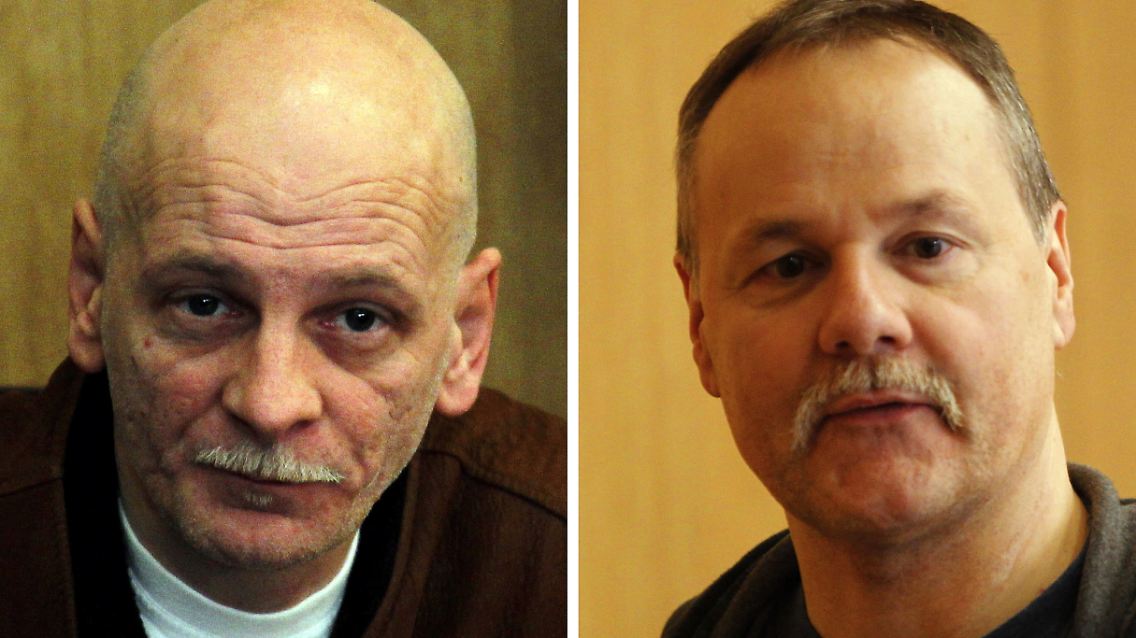 Die beiden Schwerverbrecher Michalski (links) und Heckhoff.