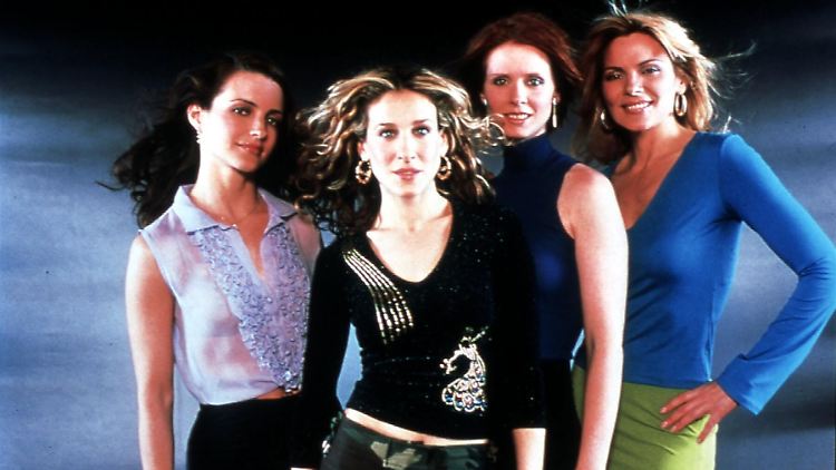 Vier weiße Freundinnen: Die Stars aus "Sex and the City".