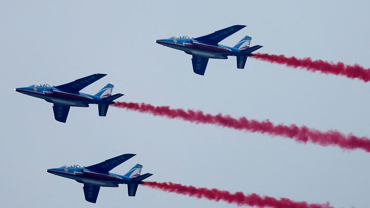 In Saint-Dizier befindet sich ein Flughafen der Luftwaffe., dort kam es beim Staffelflug zu einem Unfall.