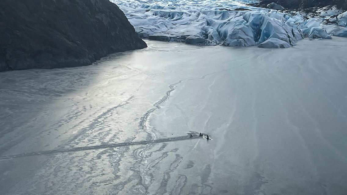 Drohte im See zu versinken: das Kleinflugzeug in Alaska.