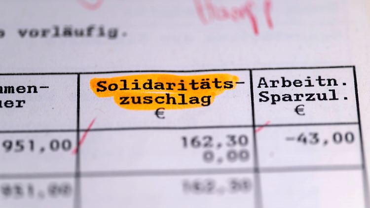 Nur noch wenige Privatleute müssen den Soli entrichten.