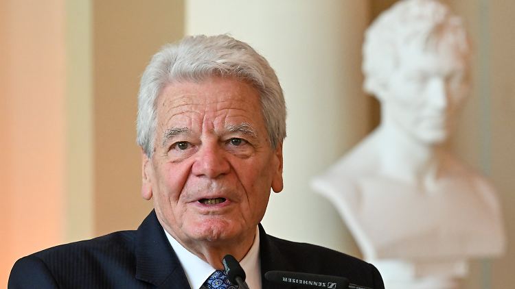 War von 2012 bis 2017 Bundespräsident: Joachim Gauck.