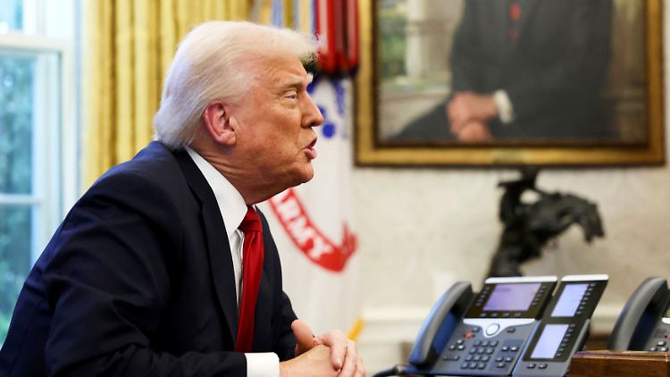 Man werde einen Weg finden, Tiktok zu kaufen, sagt Trump.