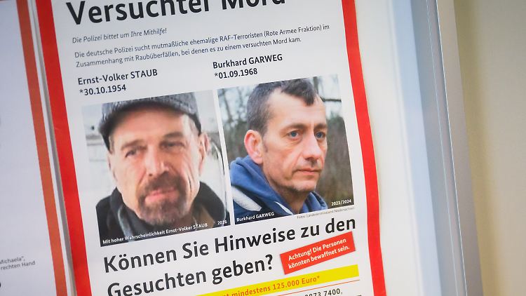 Ältere Fahndungsbilder von Staub und Garweg. Das LKA veröffentlichte nun zwei weitere Bilder. 
