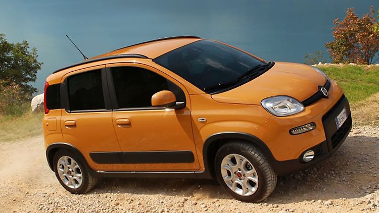 Bergig kann er: Den Fiat Panda gibts auch mit Allradantrieb.