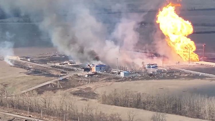 Wer die russische Gasmessstation Sudscha angegriffen hat, ist unklar - beide Seiten beschuldigen sich gegenseitig.