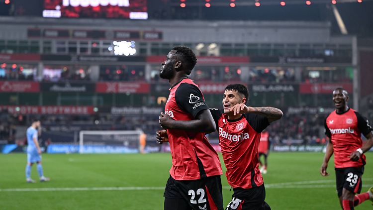 Boniface traf für Leverkusen. Das tat er in diesem Jahr bislang noch gar nicht so oft.