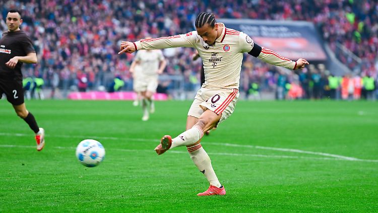 Leroy Sané erzielte das 2:1 und auch das 3:1.