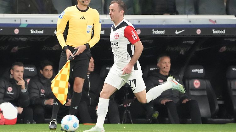 Der Ball ist immer noch ein Freund: Mario Götze.