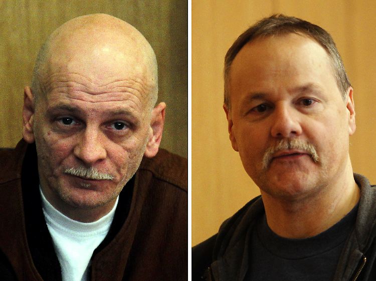 Die beiden Schwerverbrecher Michael Heckhoff (r) und Peter Paul Michalski waren im November 2009 aus dem Aachener Hochsicherheitsgefängnis ausgebrochen und hatten mehrere Geiseln genommen.