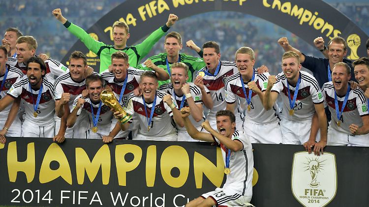 Eine legendäre deutsche Fußball-Mannschaft: die Weltmeister von 2014.